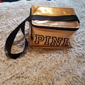 NEW PINK Victoria Secret rose gold shoulder bag